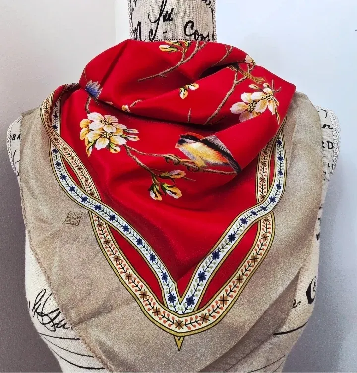 Silk Scarf "Happy Morning "