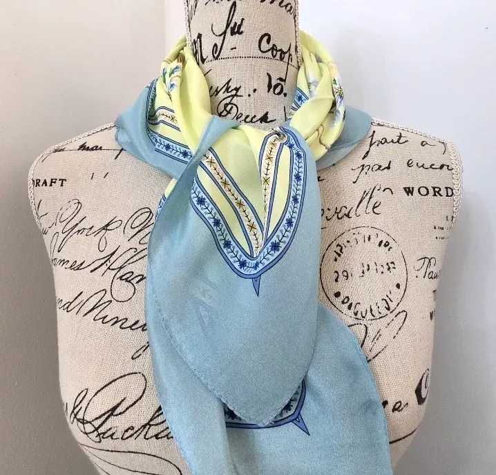 Silk Scarf "Happy Morning "