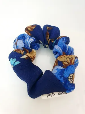 Woolen Floral Scrunchie